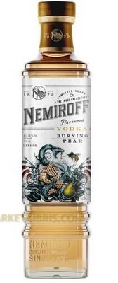 NEMIROFF VODKA BURNING PEAR 100CL