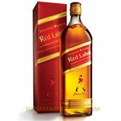 J.W RED LABEL 75CL.