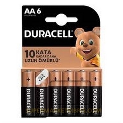 DURACELL KALEM PIL AA 6LI