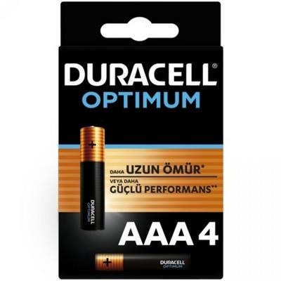DURACELL OPTIMUM INCE KALEM PIL AAA 4LI
