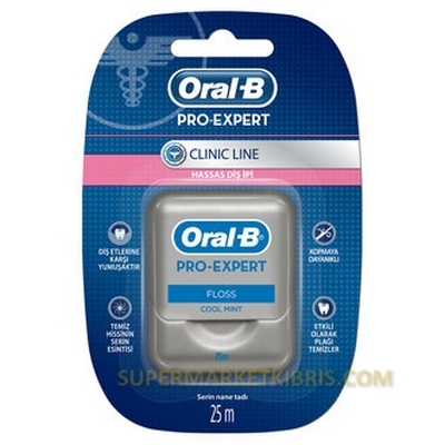 ORAL B PRO-EXPERT HASSAS DİŞLER İÇİN DİŞ İPİ 25 METRE