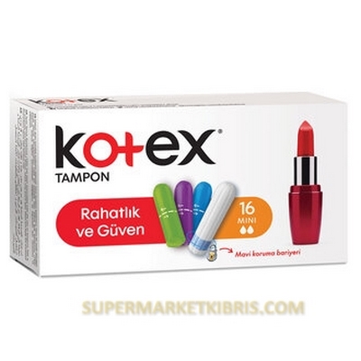 KOTEX TAMPON MİNİ 16