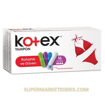 KOTEX TAMPON SÜPER 16