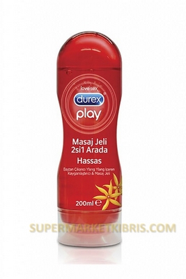 DUREX MASAJ JEL HASSAS 2Sİ 1 ARADA 200ML
