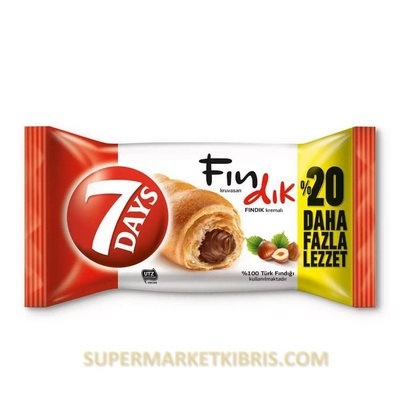 7 DAYS KRUVASAN FINDIK 72 GR