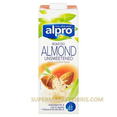 ALPRO ŞEKERSİZ BADEM SÜTÜ 1LT