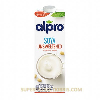 ALPRO SOYA SÜTÜ ŞEKERSİZ 1LT