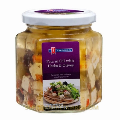 EMBORG FETTA CHEESE W/OLIVE 30