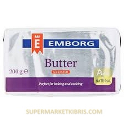 EMBORG BUTTER UNSALTED 200GR