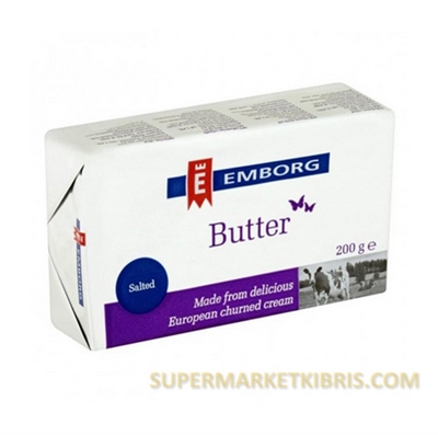EMBORG BUTTER SALTED 200GR