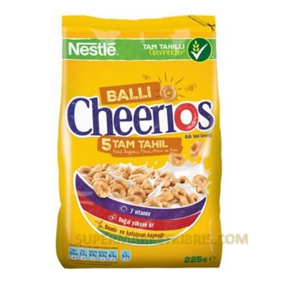 NESTLE MİSİR GEVREĞİ CHEERİOS BALLİ BADEMLİ 225 GR