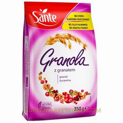 SANTE GRANOLA POMEGRANATE 350GR
