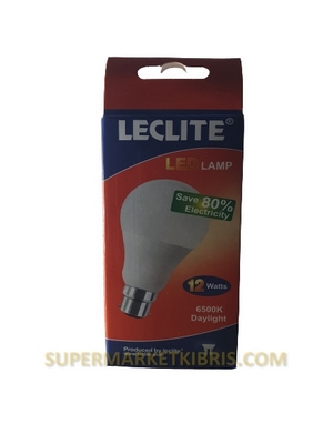 LECLITE 12W LED BULB 6500K B22