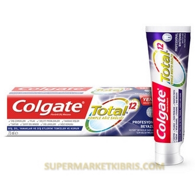 COLGATE TOTAL PROF.BEYAZ.75ML