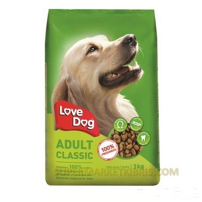 LOVE DOG CLASSIX KOPEK 3KG