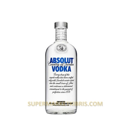 ABSOLUT VODKA BLUE 50CL