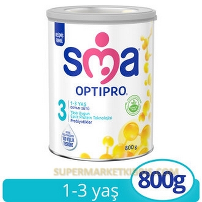 SMA 3 OPTİPRO BEBEK DEVAM SÜTÜ 800GR 1-3 YAŞ