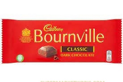 CADBURY BOURNVILLE DARK 180GR