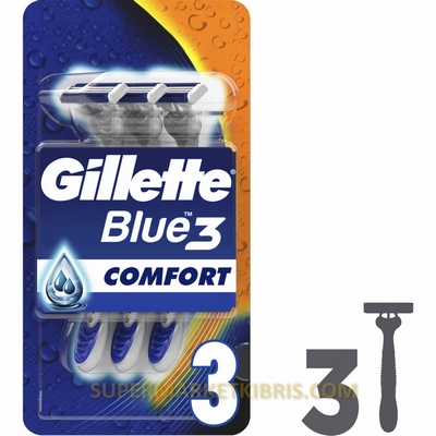 GILLETTE BLUE 3 RAZOR POSET 3L