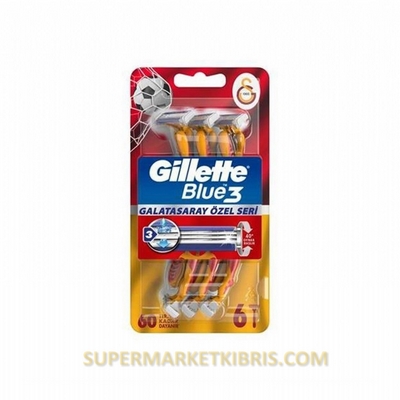 GİLLETTE BLUE 3 TRAŞ BIÇAĞI GALATASARAY 6LI