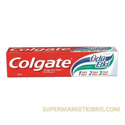 COLGATE DİŞ MACUNU ÜÇLÜ ETKİ 50ML