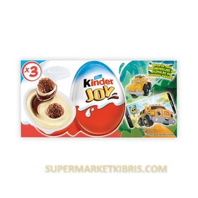 KİNDER JOY SUPRİZ YUMURTA ERKEKLERE ÖZEL 3 X 20GR