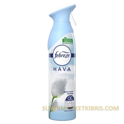FEBREZE HAVA FERAHLATICI SPREY ODA KOKUSU PAMUK FERAHLIĞI 300ML 
