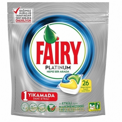 FAİRY PLATİNUM BULAŞIK MAKİNE TABLETİ 26 TABLET