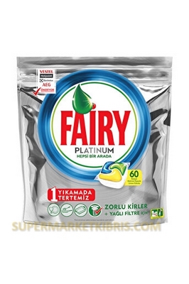 FAİRY PLATİNUM 60 ADET BULAŞIK MAKİNE TABLETİ