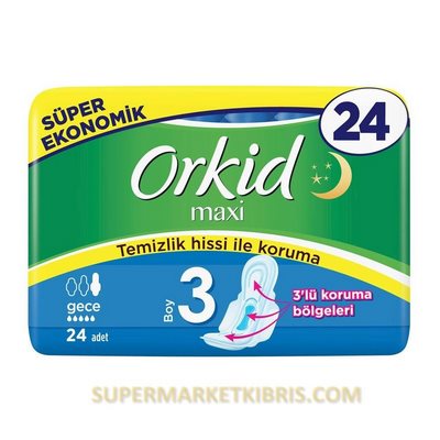 ORKİD MAXİ GECE 3 BOY 24 ADET