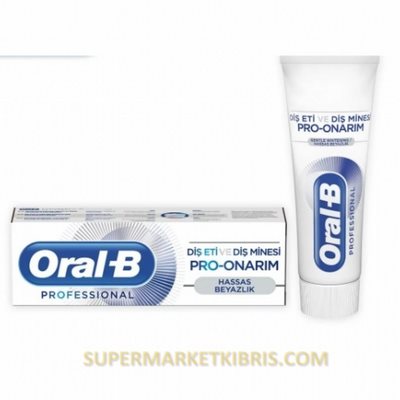 ORAL-B PRO ONARIM HASAS BEYAZLIK DİŞ MACUNU 75 ML