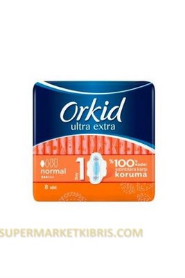 ORKİD ULTRA EXTRA HİJYENİK PED 8 Lİ