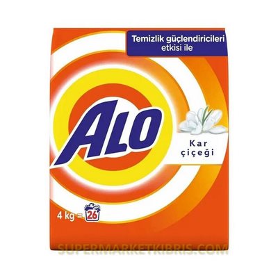ALO TOZ ÇAMAŞIR DETERJANI BEYAZ&RENKLİLER 4 KG
