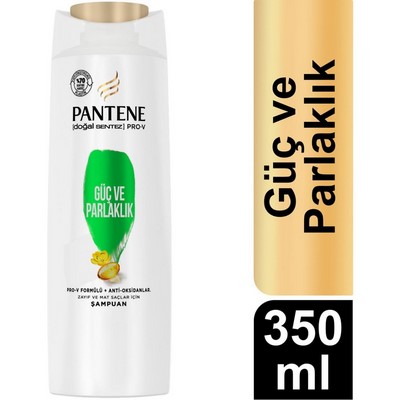 PANTENE DOĞAL SENTEZ GÜÇ VE PARLAKLIK ŞAMPUAN 350ML