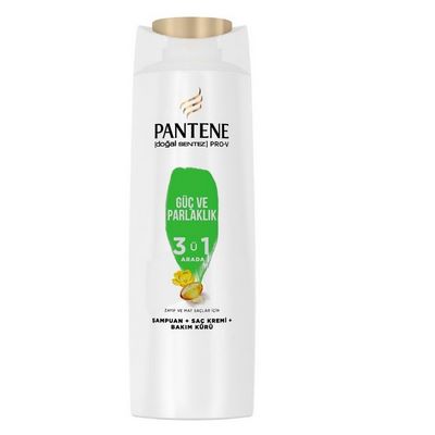 PANTENE ŞAMPUAN 350ML 3İN1 GÜÇLÜ VE PARLAK