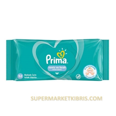 PRIMA FRESH ISLAK HAVLU 52LI