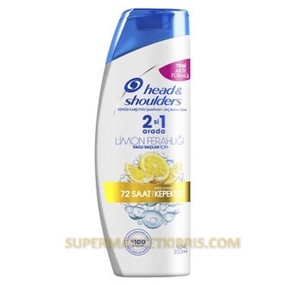 HEAD & SHOULDERS ŞAMPUAN 2Sİ1 ARADA LİMON FERAHLIĞI 350ML