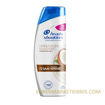 HEAD&SHOULDERS ŞAMPUAN DERİNLEMESİNE NEMLENDİRİCİ 350ML