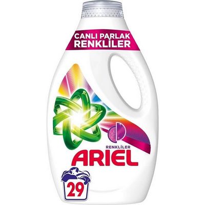 ARİEL SIVI ÇAMAŞIR DETERJANI CANLI PARLAK RENKLİLER 1595 ML