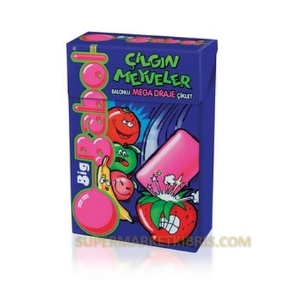BIG BABOL MEGA ÇILGIN MEYVELER  36GR