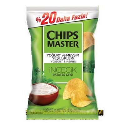 CHIPS MASTER İNCECİK MEV.YEŞ 175GR