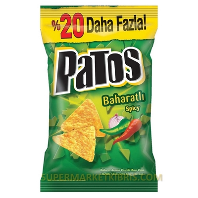 PATOS PARTİ BOY BAHARATLI SPİCY 165 GR