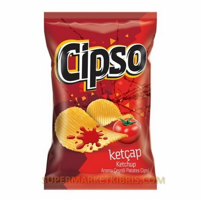 CİPSO KETÇAP AROMA ÇEŞNİLİ PATATES CİPSİ 94 GR