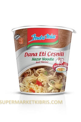 INDOMİE NOODLE BARDAK DANA ETİ 60GR