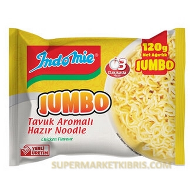 INDOMİE JUMBO TAVUK HAZIR NOODLE 120GR