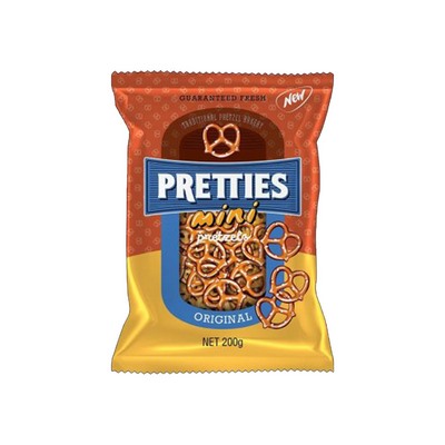 PRETTIES MINI PREZELS 255GR