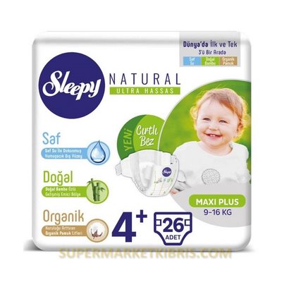 SLEEPY SENSITIVE 4+ MAXI PLUS 26LI