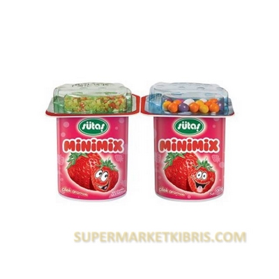 SÜTAŞ MİNİMİX ÇİLEKLİ 2X90GR