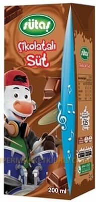 SÜTAŞ ÇİKOLATALI SÜT 200ML