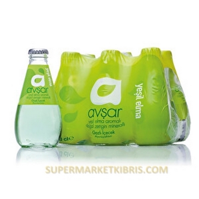 AVSAR MADEN SUYU YESIL ELMALI 200ML 6LI